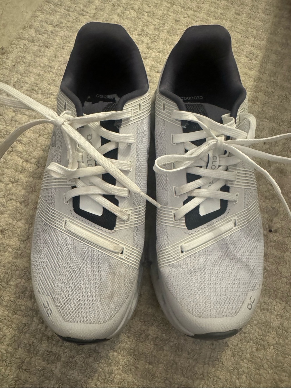 On Cloudrunning Women's Running Shoe — White/Gray - Picture 4 of 4